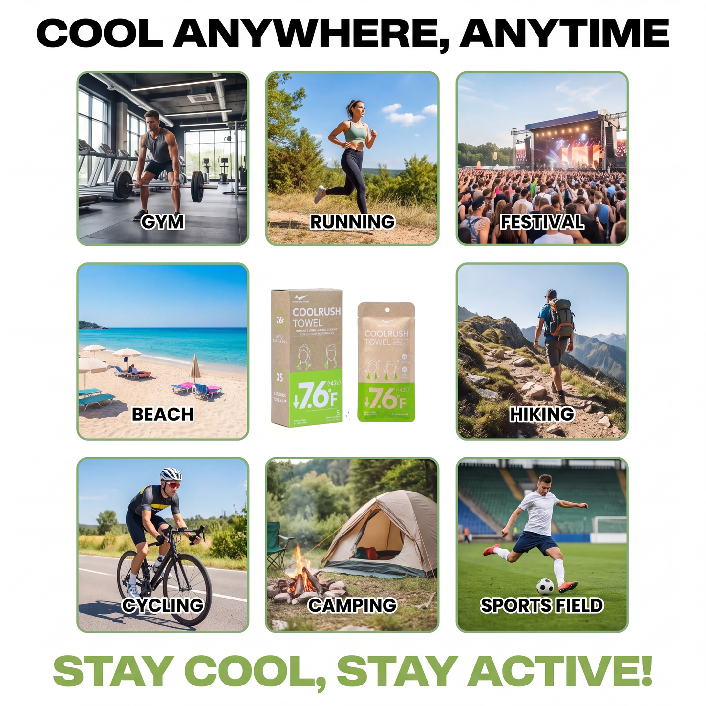 CoolRush Mint Cooling Towel ®