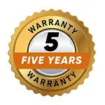 5-Year Warranty