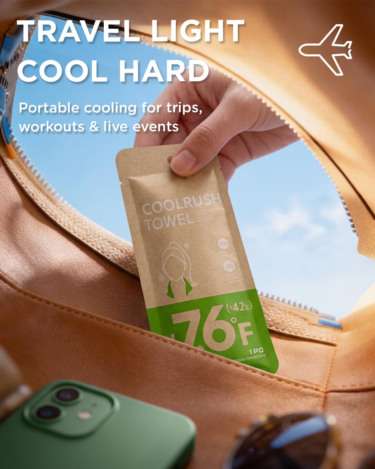 CoolRush Mint Cooling Towel