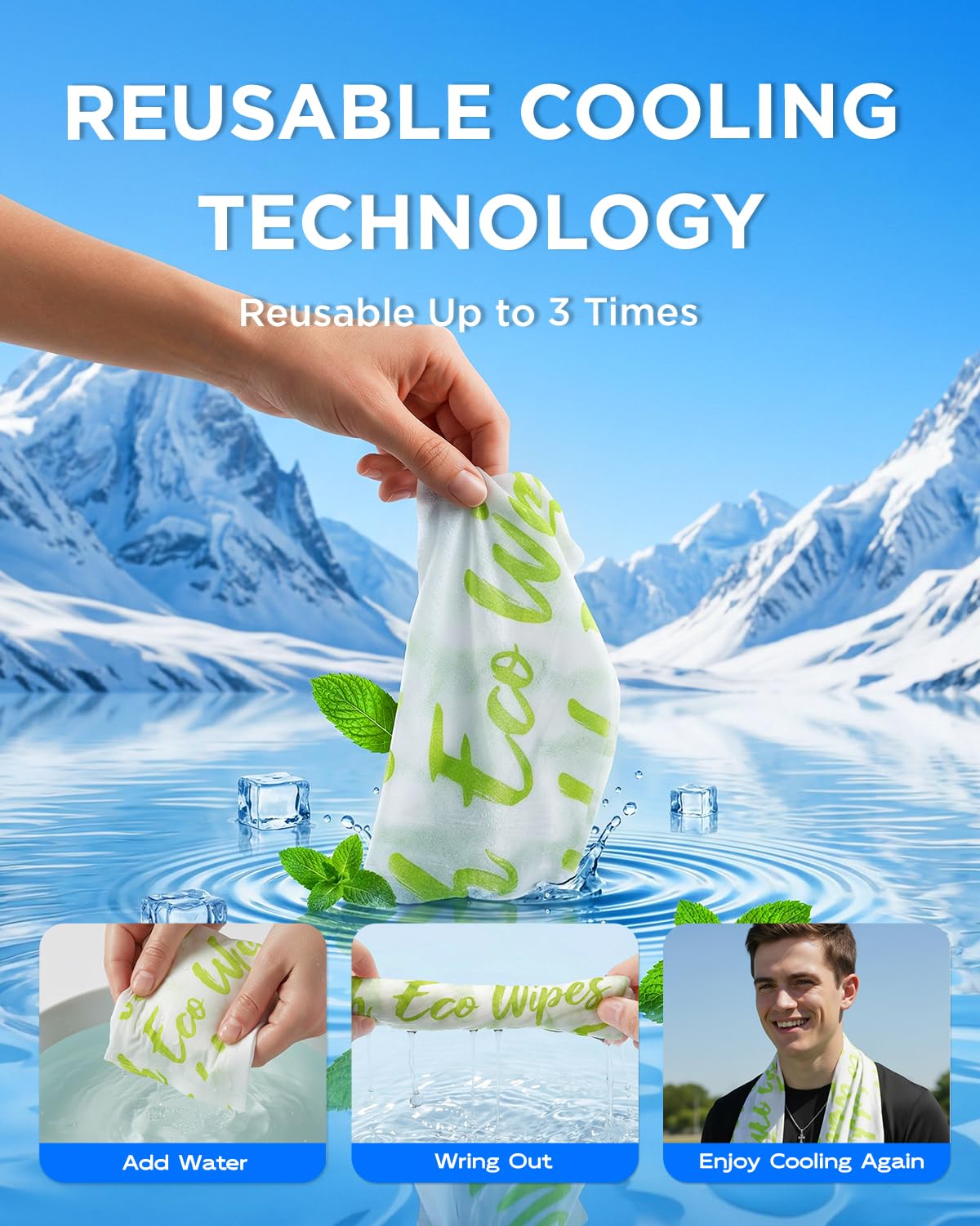 CoolRush Mint Cooling Towel
