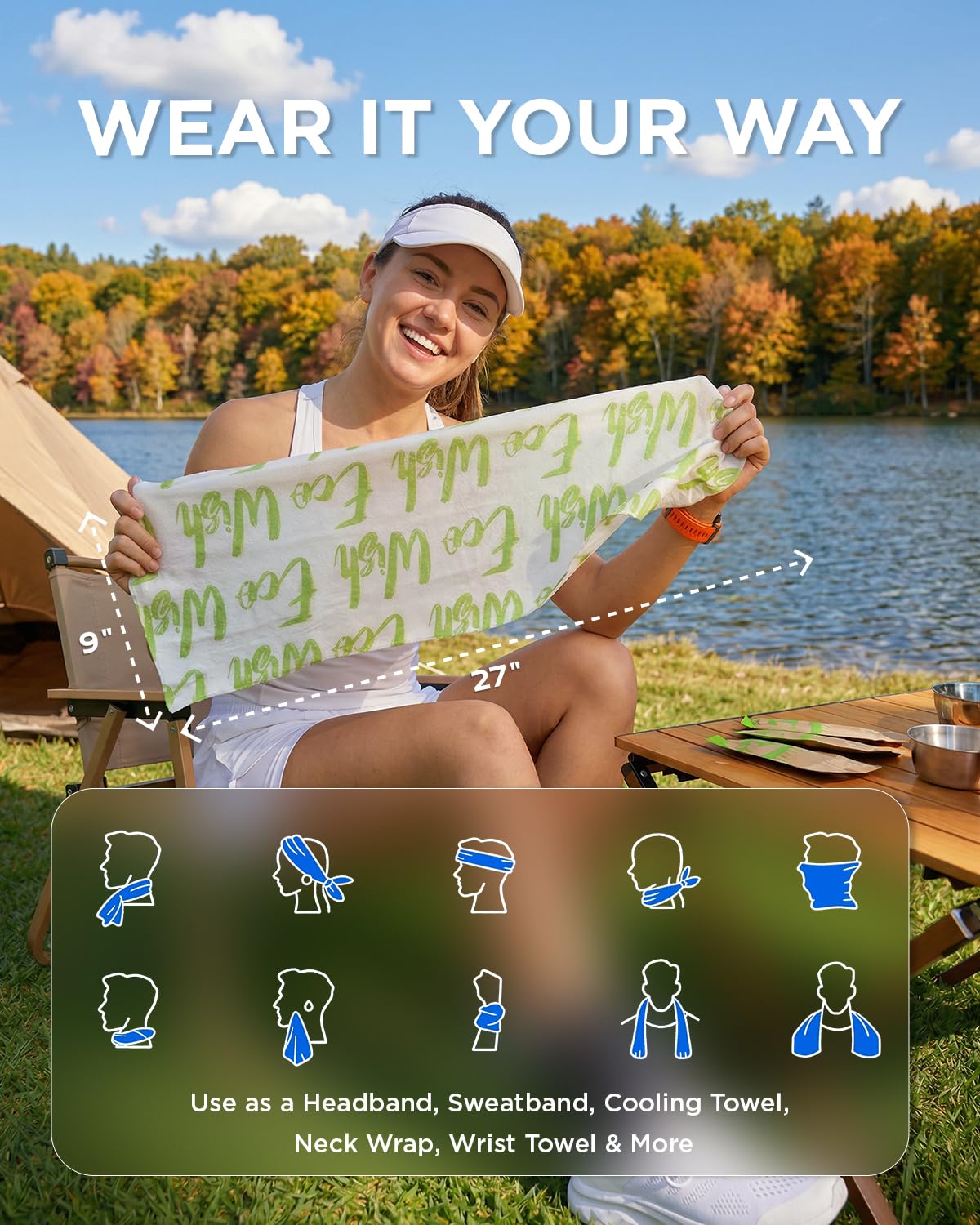 CoolRush Mint Cooling Towel