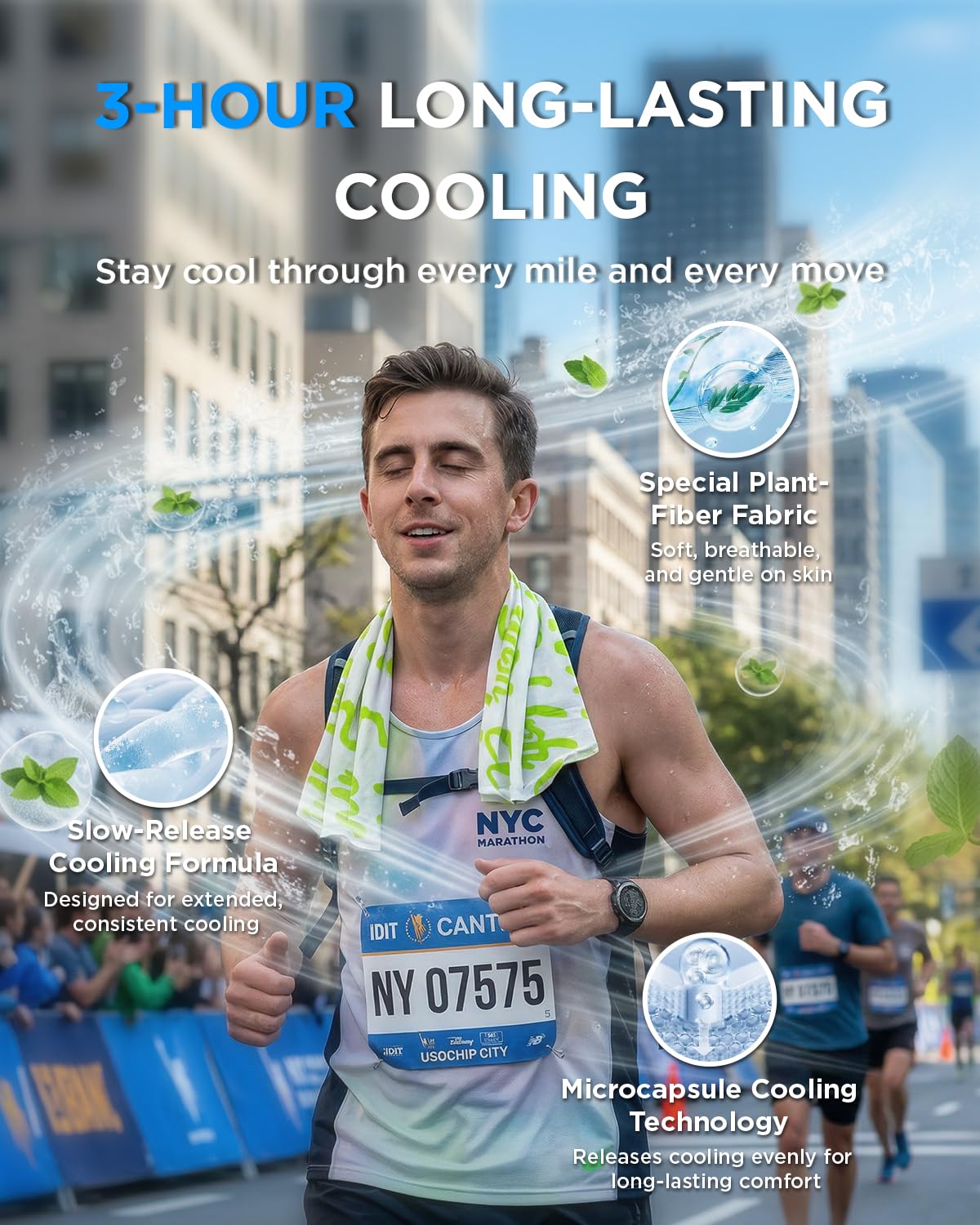 CoolRush Mint Cooling Towel