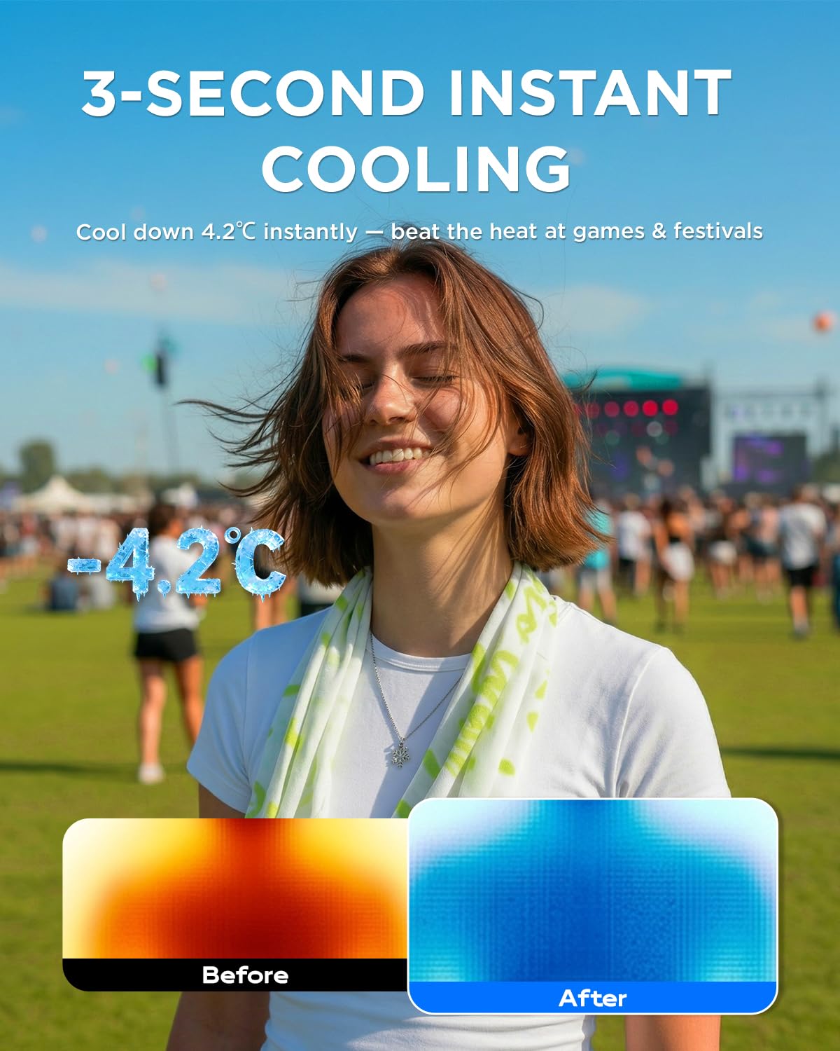 CoolRush Mint Cooling Towel