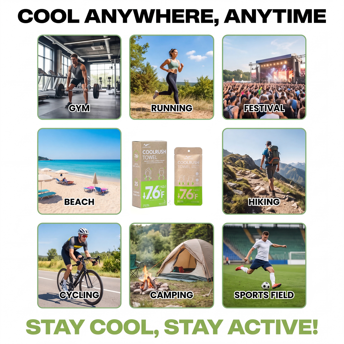 CoolRush Mint Cooling Towel ®