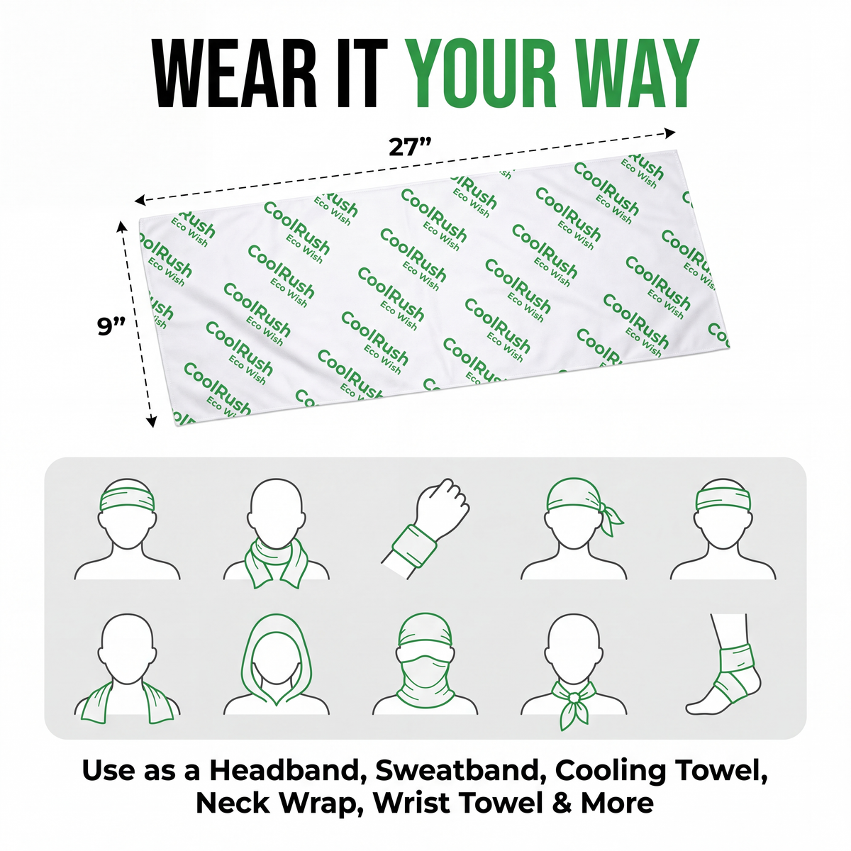 CoolRush Mint Cooling Towel ®