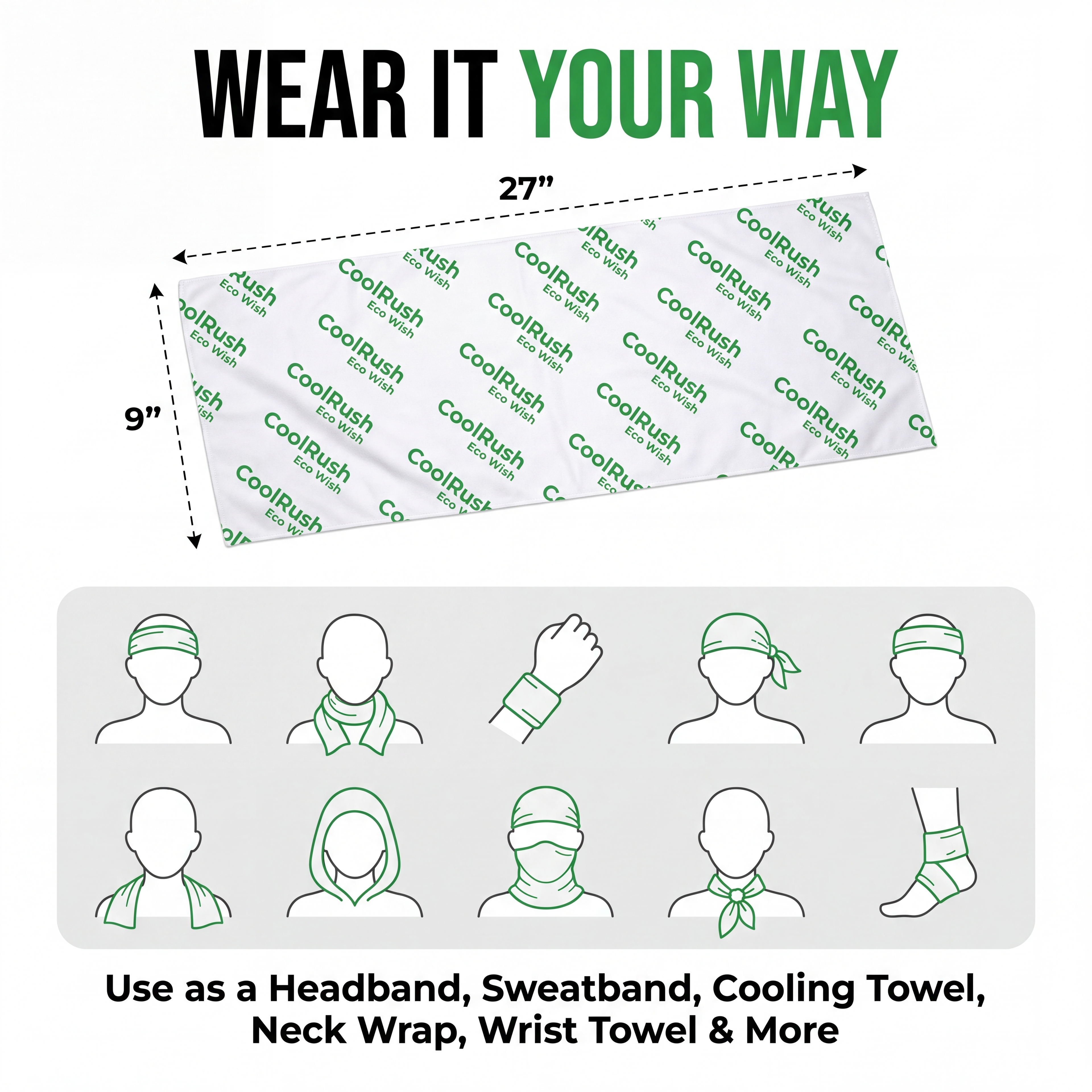 CoolRush Mint Cooling Towel ®
