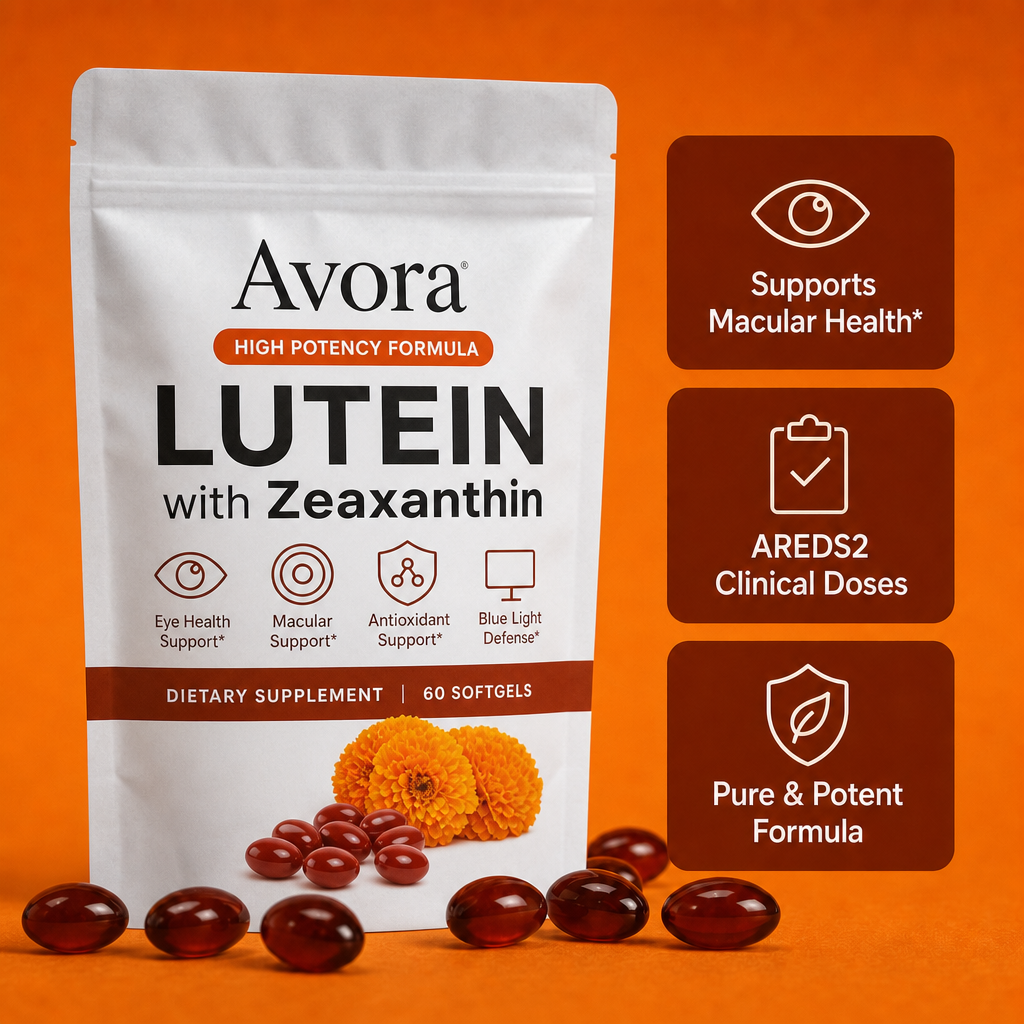 Lutein Zeaxanthin 40mg Per Serving | Omega-3 DHA + EPA
